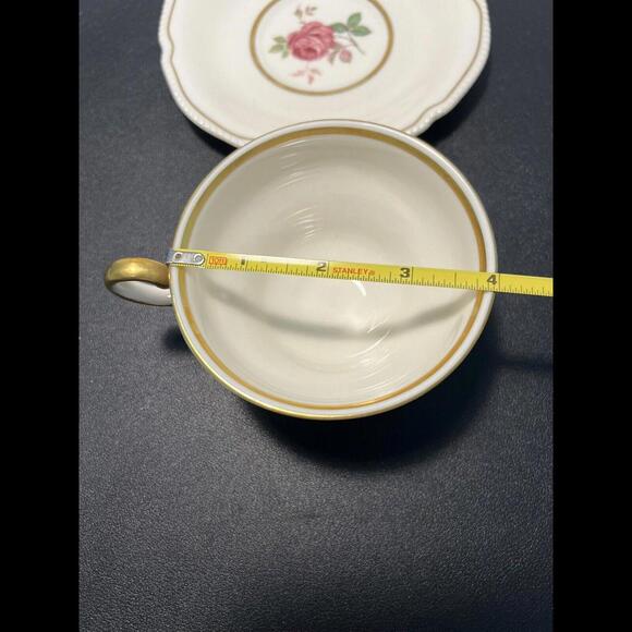 Castleton China Vintage 1950s Dolly Madison Cup Saucer Bread/Dessert Plate - Picture 8 of 10